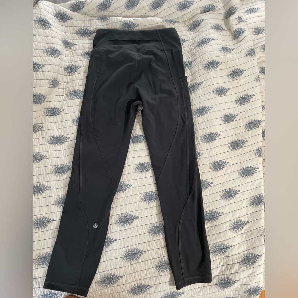 Grey invigorate lululemon leggings
